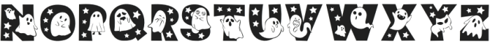 Little Ghost Regular otf (400) Font LOWERCASE