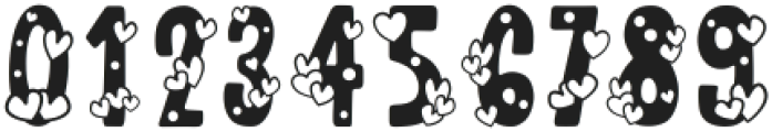 Little Hearts Regular ttf (400) Font OTHER CHARS