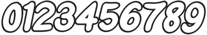 Little Kodomo Italic outline otf (400) Font OTHER CHARS
