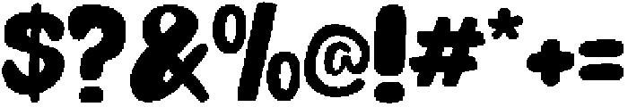 Little Merry otf (400) Font OTHER CHARS