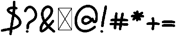 Little Note Bold Bold otf (700) Font OTHER CHARS