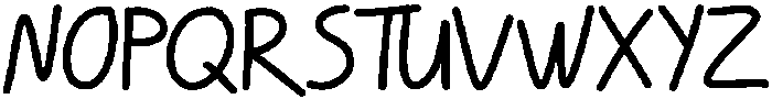 Little Note Bold Bold otf (700) Font UPPERCASE