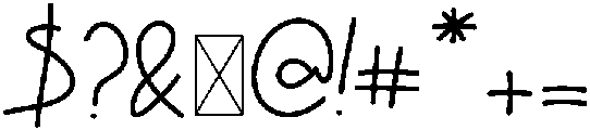 Little Note Regular otf (400) Font OTHER CHARS