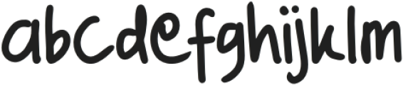 Little Papa Regular otf (400) Font LOWERCASE