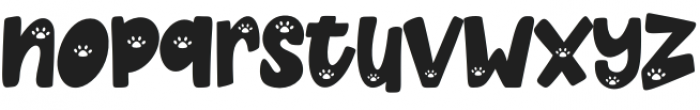 Little Paws Print otf (400) Font LOWERCASE