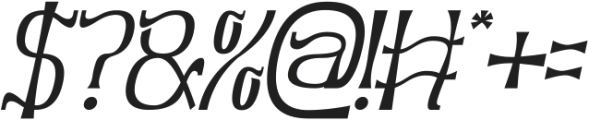 Little Piece Italic otf (400) Font OTHER CHARS