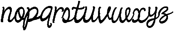 Little Rielle Regular otf (400) Font LOWERCASE