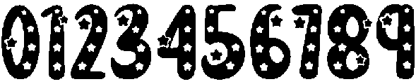 Little Stars Regular otf (400) Font OTHER CHARS
