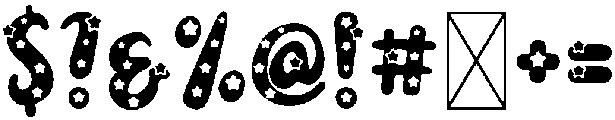 Little Stars Regular otf (400) Font OTHER CHARS