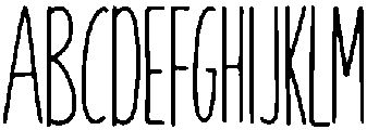 Little Stars Regular otf (400) Font UPPERCASE