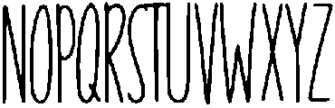 Little Stars Regular otf (400) Font UPPERCASE