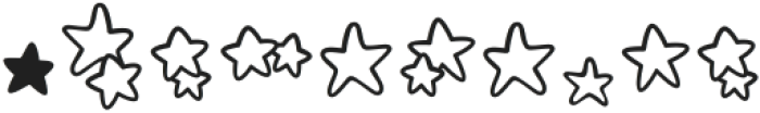 Little Stars Regular ttf (400) Font OTHER CHARS