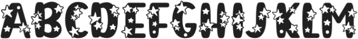 Little Stars Regular ttf (400) Font UPPERCASE