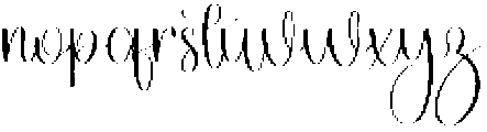 Little Things Regular otf (100) Font LOWERCASE