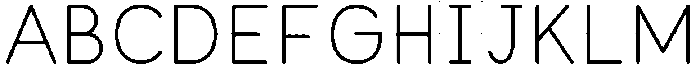 Little Writer Solid+Line otf (400) Font UPPERCASE