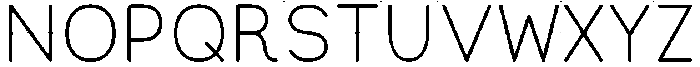 Little Writer Solid+Line otf (400) Font UPPERCASE