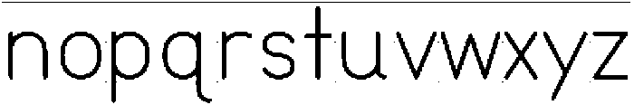 Little Writer Solid+Line otf (400) Font LOWERCASE