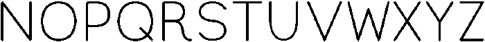 Little Writer Solid otf (400) Font UPPERCASE