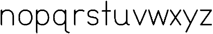 Little Writer Solid otf (400) Font LOWERCASE