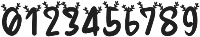 Little reindeer Regular otf (400) Font OTHER CHARS