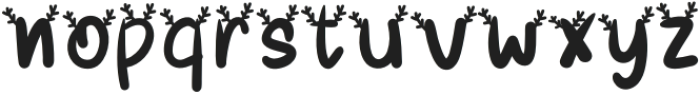 Little reindeer Regular otf (400) Font LOWERCASE