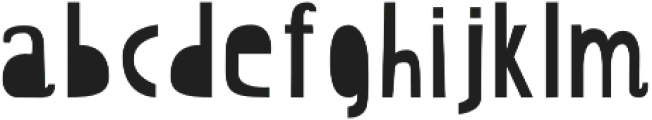 LittleBearBlack Regular otf (900) Font LOWERCASE