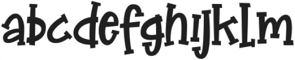 LittleLolla-Regular otf (400) Font LOWERCASE