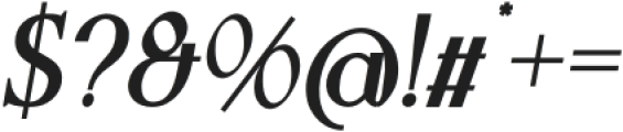 LittleMuffin Black Italic otf (900) Font OTHER CHARS