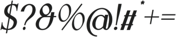 LittleMuffin Bold Italic otf (700) Font OTHER CHARS
