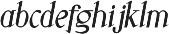 LittleMuffin Bold Italic otf (700) Font LOWERCASE