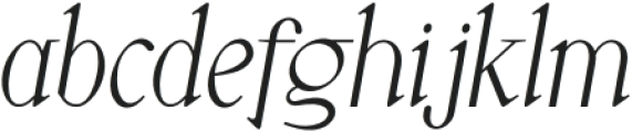LittleMuffin Italic otf (400) Font LOWERCASE
