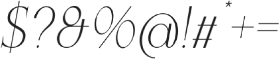 LittleMuffin Light Italic otf (300) Font OTHER CHARS