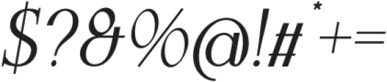 LittleMuffin Semibold Italic otf (600) Font OTHER CHARS