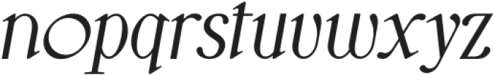 LittleMuffin Semibold Italic otf (600) Font LOWERCASE