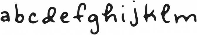 LittleThings-Regular otf (100) Font LOWERCASE