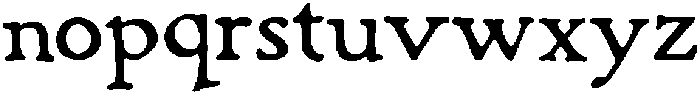 LittleTypewriter Regular otf (400) Font LOWERCASE
