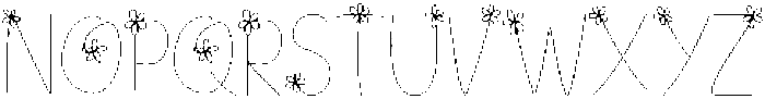 Littleflora Regular otf (400) Font UPPERCASE