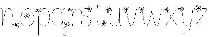 Littleflora Regular otf (400) Font LOWERCASE