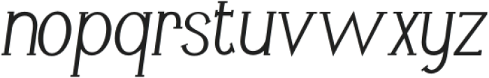 Livin ExtraLight Condensed Italic otf (200) Font LOWERCASE