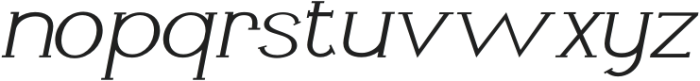 Livin ExtraLight Italic otf (200) Font LOWERCASE