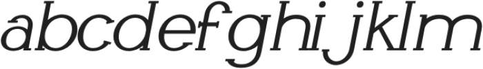 Livin Light Italic otf (300) Font LOWERCASE