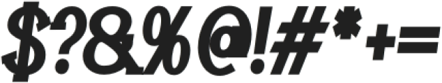 Livin SemiBold Condensed Italic otf (600) Font OTHER CHARS
