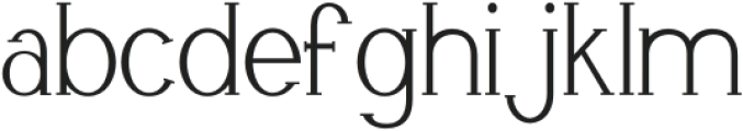 Livin Thin Condensed otf (100) Font LOWERCASE