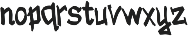 Living City Regular otf (400) Font LOWERCASE