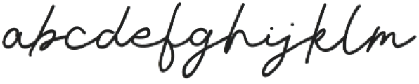 Livvie Signature otf (400) Font LOWERCASE