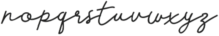 Livvie Signature otf (400) Font LOWERCASE