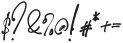 ligatures-script Regular otf (400) Font OTHER CHARS