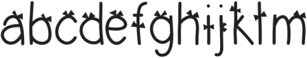 littleRibbon otf (400) Font LOWERCASE