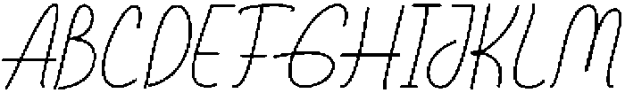 living my story otf (400) Font UPPERCASE