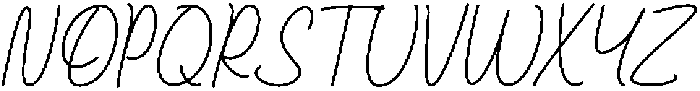 living my story otf (400) Font UPPERCASE